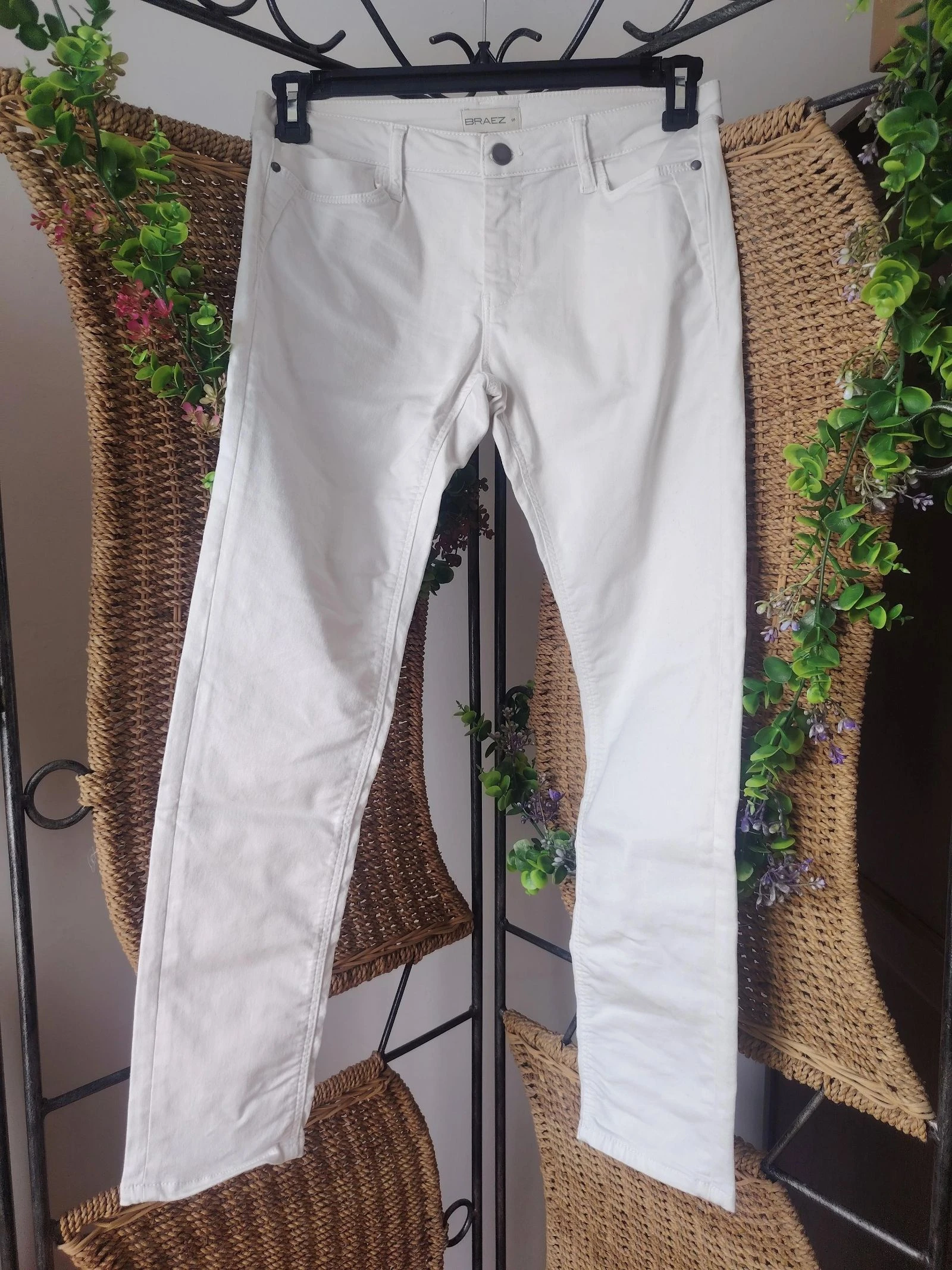 Jeans blanc femme 36 Braez